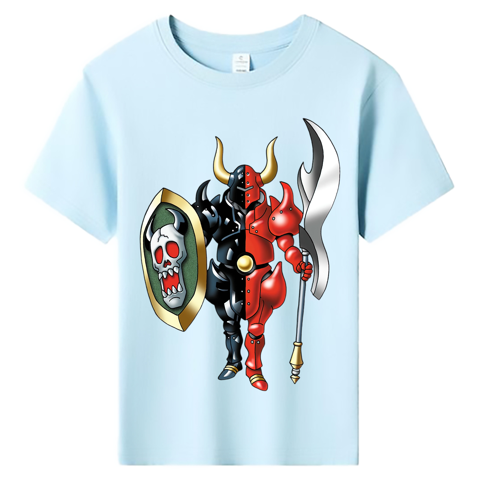 （画像用） ドラゴンクエスト Doragon Kuesuto Dragon Quest 綿100％キッズTシャツ（フロントプリント）
